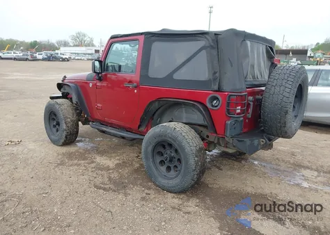 2013 Jeep Wrangler Sport from USA, damaged, VIN 1C4AJWAG9DL609432